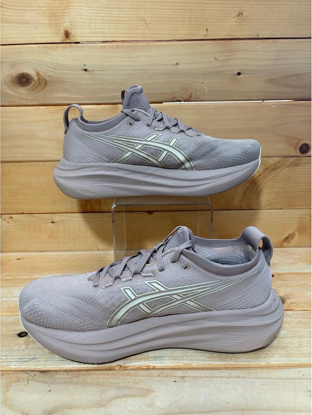 ASICS GEL-NIMBUS 27 Shoes Pink Mesh LaceUp Running Sneaker Womens size 9 - Picture 2 of 8